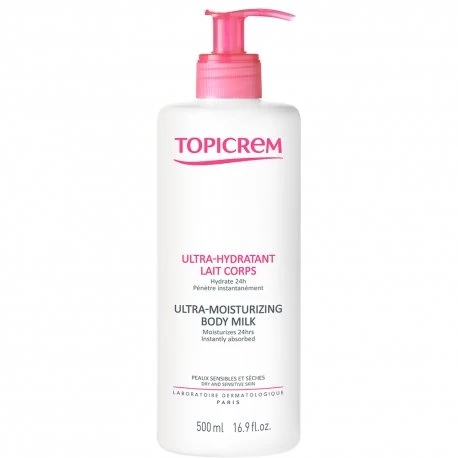 Topicrem lait ultra-hydratante pour le corps 500ml