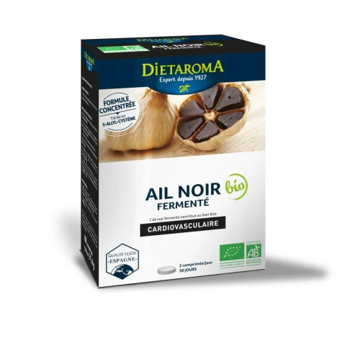 Ail noir fermenté bio 60 comprimés -Dietaroma