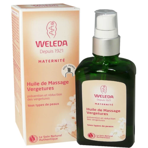 WELEDA HUILE DE MASSAGE VERGETURES MATERNITE 100 ml