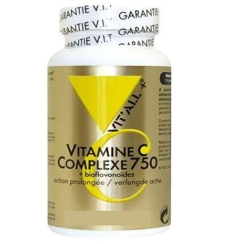 Vitamine C Complexe 750 mg-30 comprimés-Vit'all+