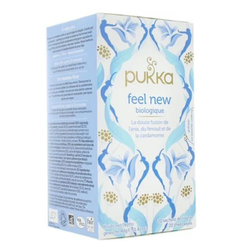 Tisane Feel new biologique 20 sachets - Pukka