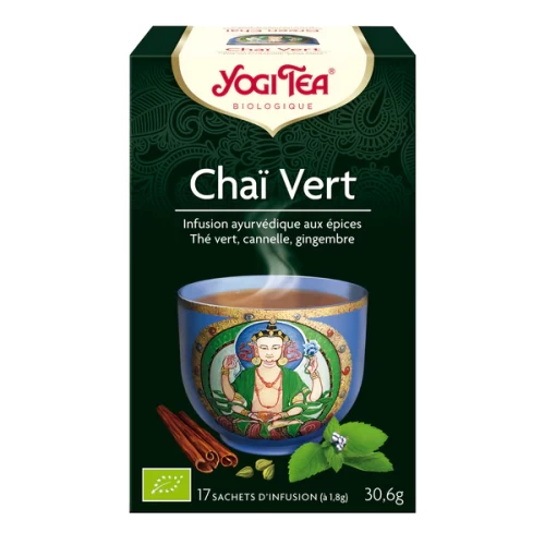 Chaï Vert 17 sachets infusion - Yogi tea