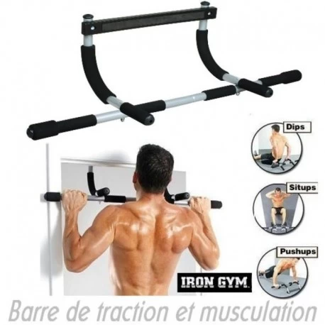 Barre de traction et musculation Iron Gym