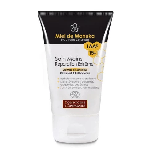 Miel de Manuka: Soin Mains Réparation extrême bio - 50ml