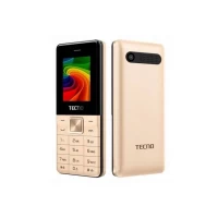 Tecno T301 – Double SIM – 2G – Ecran 1.77″ – ROM 4Mo – RAM 4Mo – Lecteur Vidéo – Lecteur MP3 – Bluetooth – Radio – Batterie 1150mAh – Gold