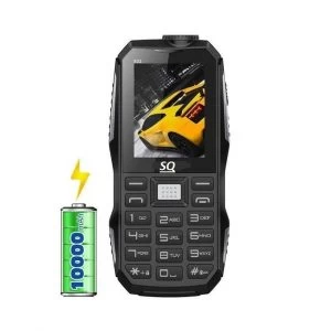 SQ Mobile S22 - Téléphone universel Power Bank 10000mAh - 0.3 MP - 2.4" - FM Radio