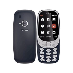Nokia 3310 Series 30 ; - Ecran : 2.4" QVGA - Résolution de 320 x 240 pixelsr 167 ppi RAM : 16 Mo APN : 2 MP avec flash Led -Bleu