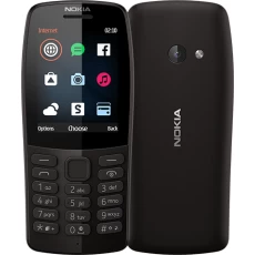 Nokia 210 – Double SIM – Ecran 1,8 Pouces – Rom 4 Mo – FM Radio – Noir