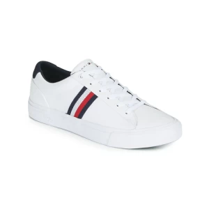Baskets basses Tommy Hilfiger  CORPORATE LEATHER SNEAKER Blanc