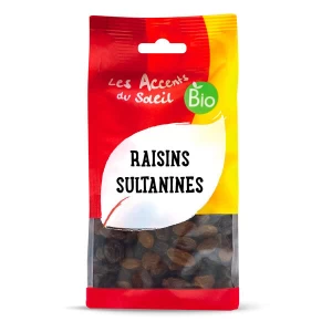 Raisins blonds Sultanines 200g -  Les Accents du Soleil
