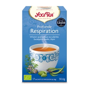 Profonde Respiration - Infusion ayurvédique BIO, 17 sachets - Yogi tea