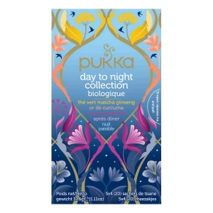 Assortiment 5 thés et infusions Day to Night collection 20 sachets - Pukka