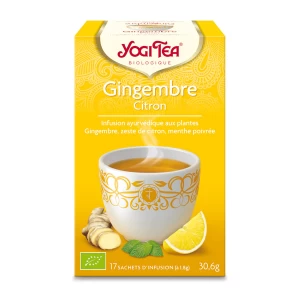 Gingembre Citron Bio - 17 sachets - Yogi tea