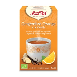 Gingembre Orange à la Vanille Bio - 17 sachets - Yogi tea