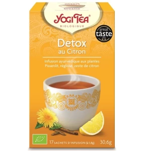Detox au citron Bio - 17 sachets - Yogi tea