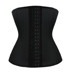 Ceinture noire ceinture corset en latex 100% latex sexy corps féminin sculpture ceinture minceur collants amincissants