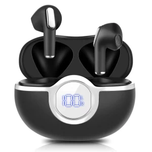 Ecouteur Sans Fil Bluetooth V5.3 Écouteur Stéréo Contrôle Tactile Oreillette Bluetooth Sport avec Mic Super Léger Autonomie 120H