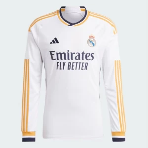 Maillot Manches Longues Real Madrid Domicile 2023/2024 Blanc