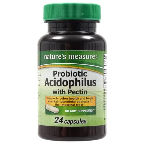 Colopathie Probiotic Acidophilus With Pectin Nature's Measure 24 Capsules