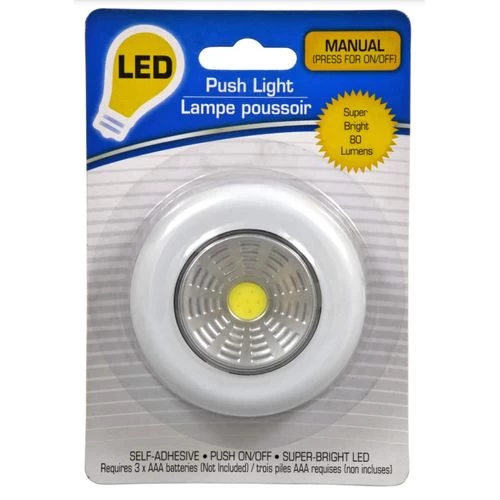 Lampe poussoir LED