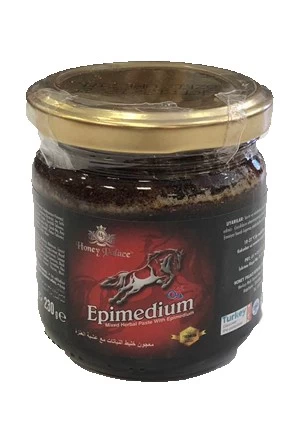 Aphrodisiac Epimedium Herbal Paste 240 gr (Honey Palace) - Plus efficace que Themra