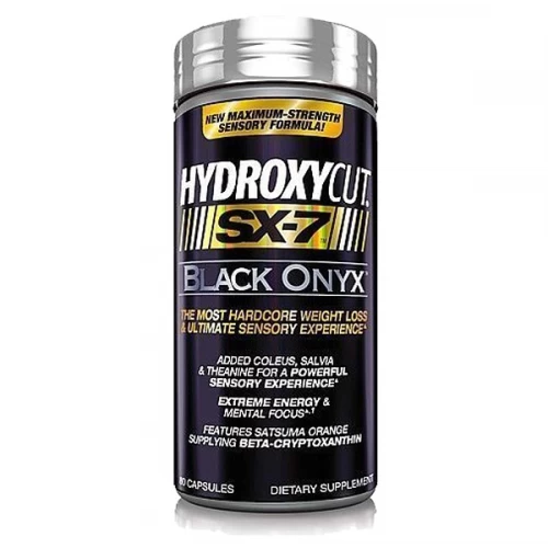 Muscletech Hydroxycut SX-7 Black Onyx 80 Capsules