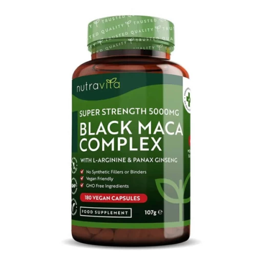Nutravita Black Maca Complexe – 180 – gelules