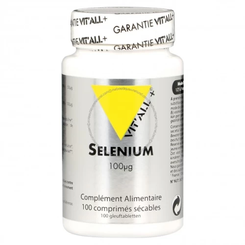Selenium 100µg - 100 comprimés - Vitall+