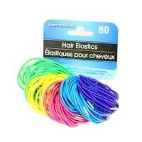 Basic Solutions Elastiques - Colorés pour Cheveux - lot de 80