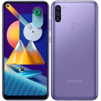 Galaxy M11 (2020) – Ecran 6.4’’- Double SIM – RAM 3GB – ROM 32GB – Caméra 13 / 5 / 2 MP camera front 8MP – Batterie 5000 mAh – Violet