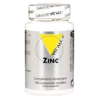 ZINC 30mg 100 comprimés - vitall+