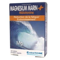 Magnésium et mélatonine, 30 gélules - Aquatechnie