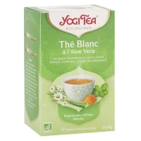 Thé blanc à l'aloé-vera Bio - 17 sachets - Yogi tea