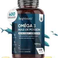 Omega 3 huile de poisson  - 400 Gélules
