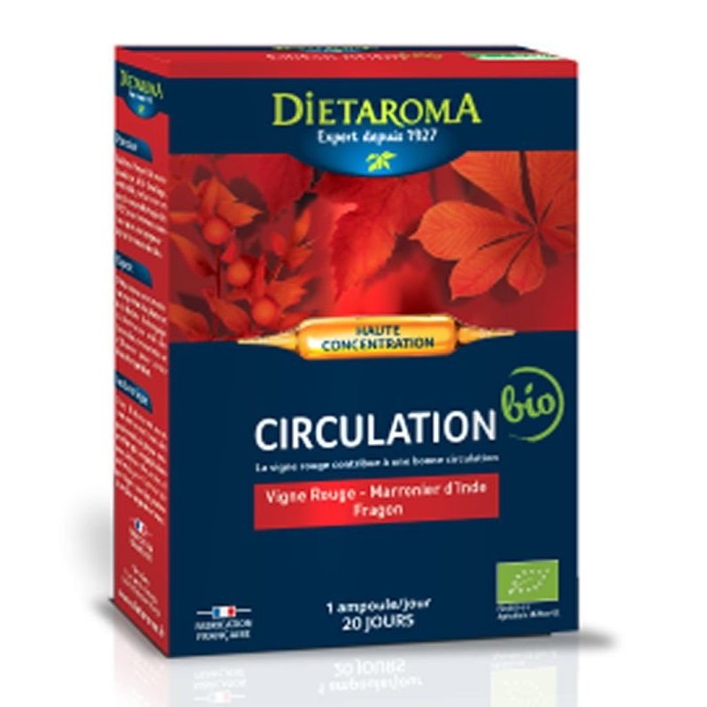 Circulation Bio 20 ampoules - Dietaroma