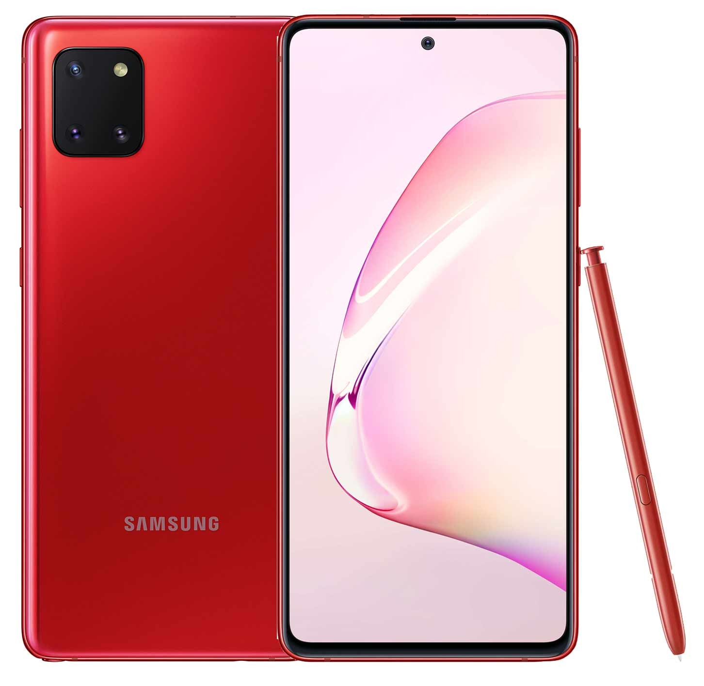 Samsung Galaxy Note 10+ – Ecran 6.8 ” – Double SIM- ROM 256GB – RAM 12GB – Caméra 16/12MP – Batterie 4300mAh – Rouge