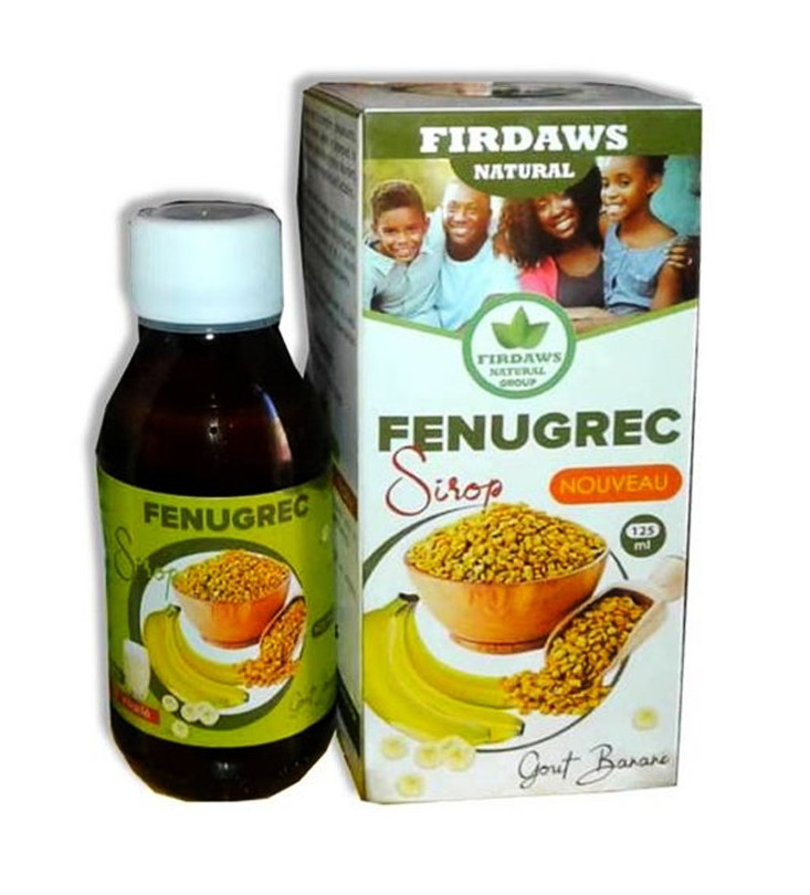 Sirop au fenugrec_Gout banane - 125ml