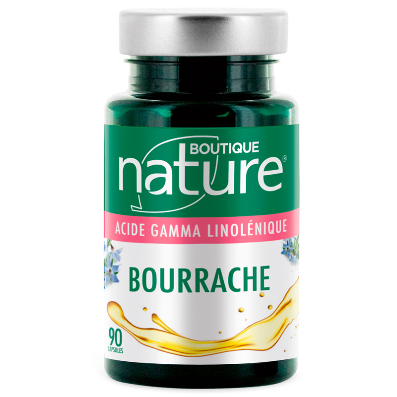 Bourrache 60 gélules - Acide gamma linolénique - boutique nature