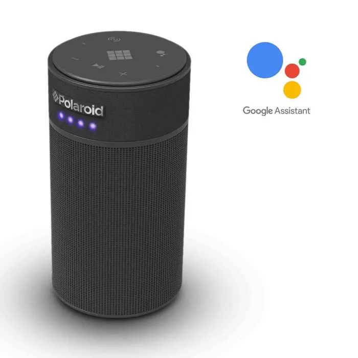 POLAROID Enceinte connectée SAM avec assistant vocale GOOGLE - BLUETOOTH - WIFI - MICRO INTEGRÉ