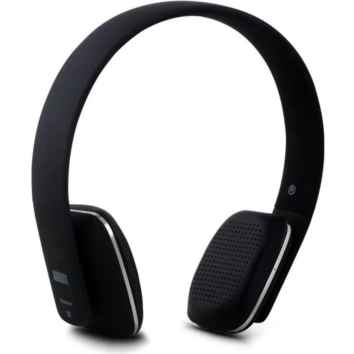 Casque Bluetooth Sans Fil Noir Audio Léger - August EP636 - Micro, NFC, Discret Batterie Autonomie 12h - Supra Auriculaire Aural