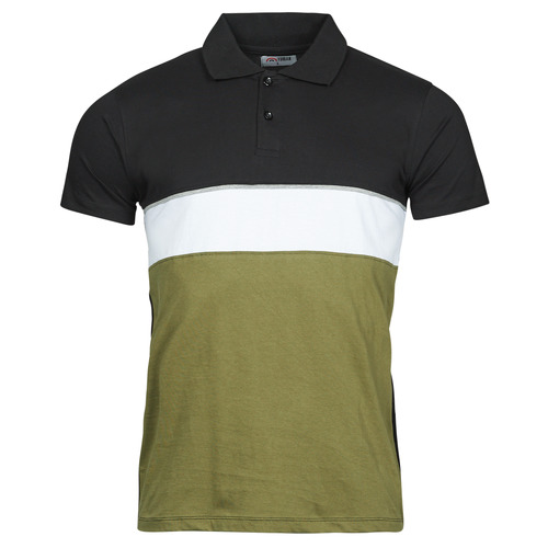 Polos manches courtes Yurban Yurban ACAMAR Kaki/ Noir/ Blanc