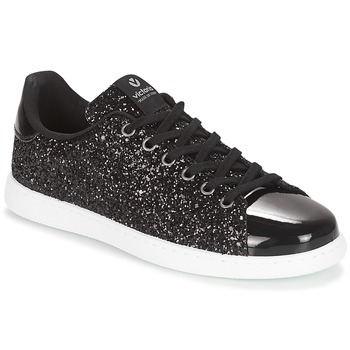 Baskets basses Victoria Deportivo HUELLAS METAL Noir