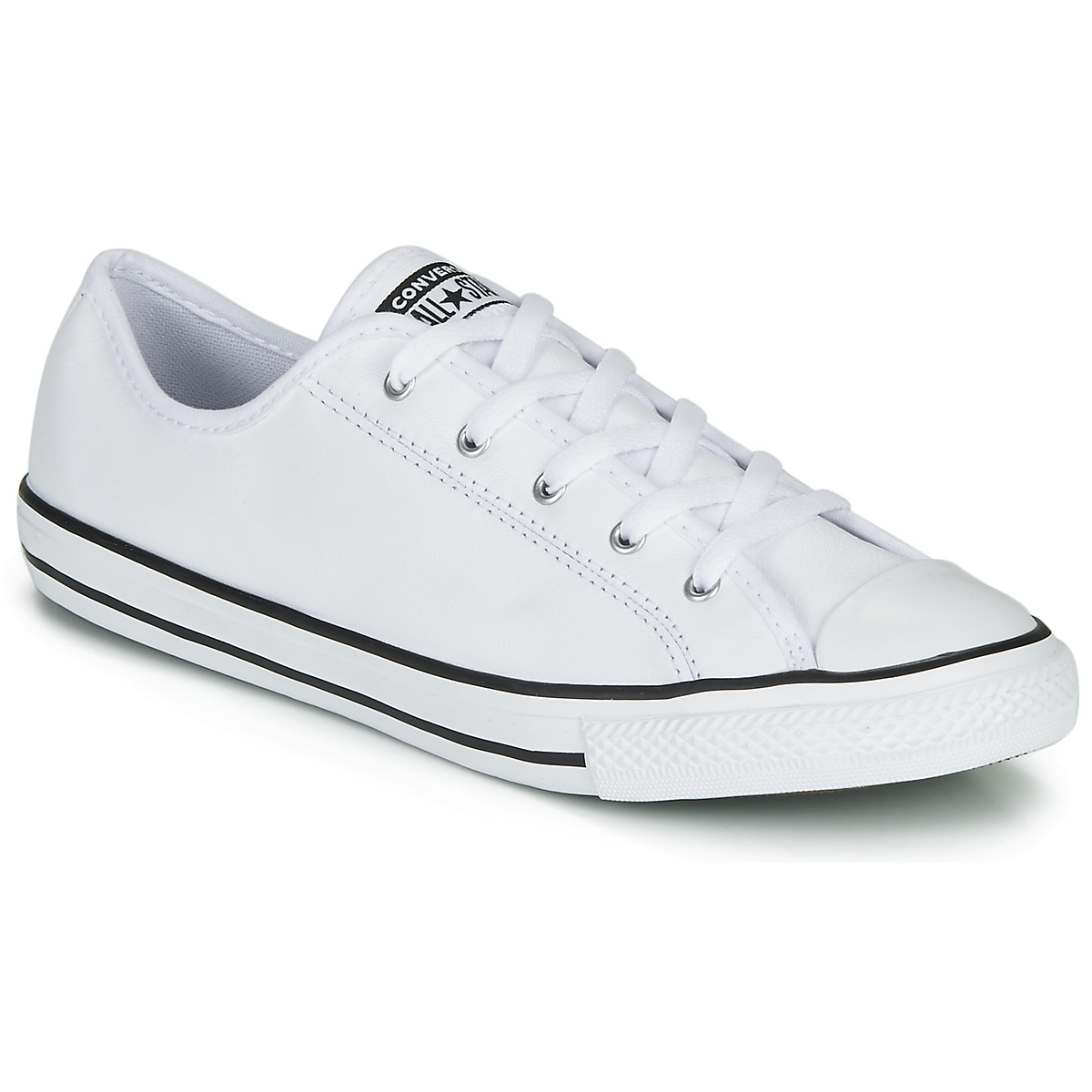 Baskets femme converse CHUCK TAYLOR ALL STAR DAINTY LEATHER OX Blanc