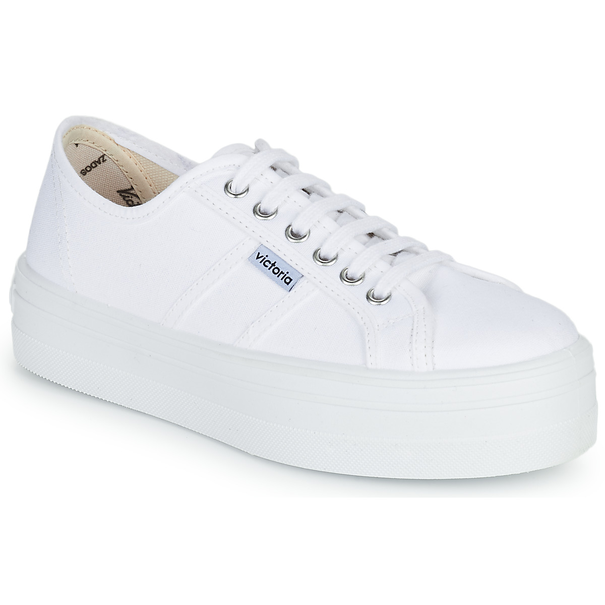 Baskets basses femme Victoria COMETA MULTI Blanc