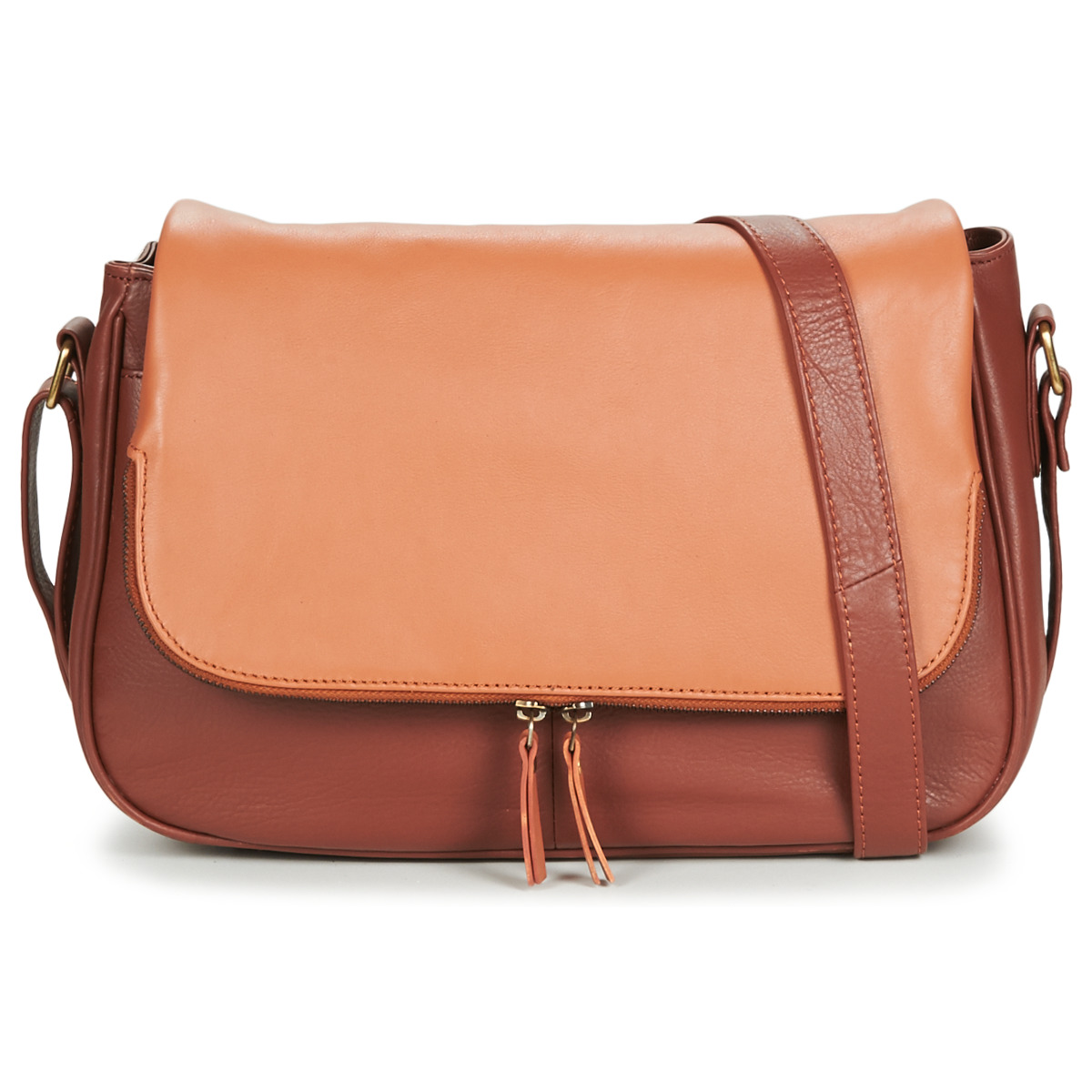 Sacs Bandoulière Betty London EZIGALE Camel / Cognac