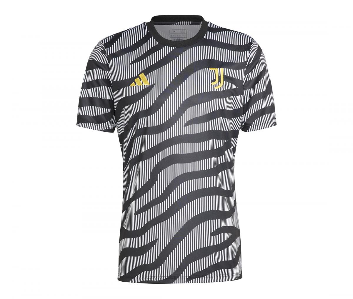 Maillot Pré-Match Juventus Noir/Blanc