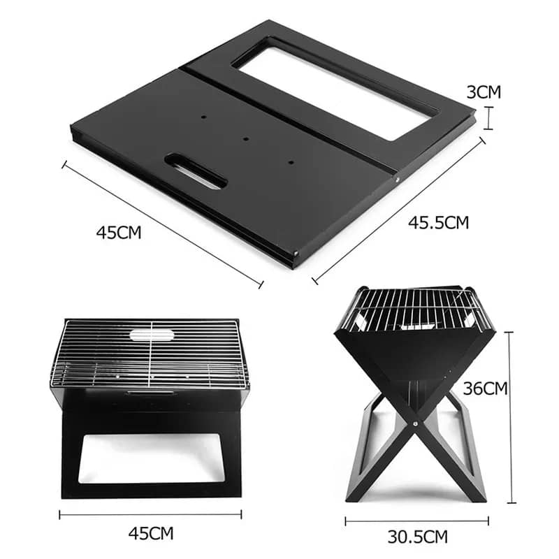 Mini Barbecue pliable - vue 2