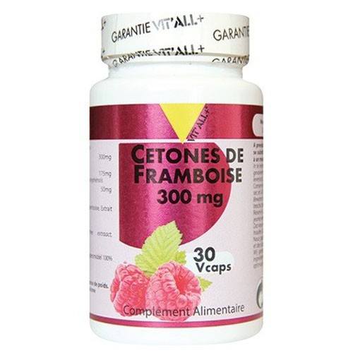 Cétone de framboise 300mg - 60 Vcaps - Vitall+
