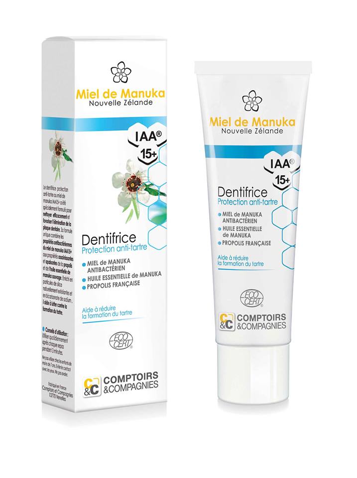 Dentifrice anti tartre bio au Miel de Manuka 75ml